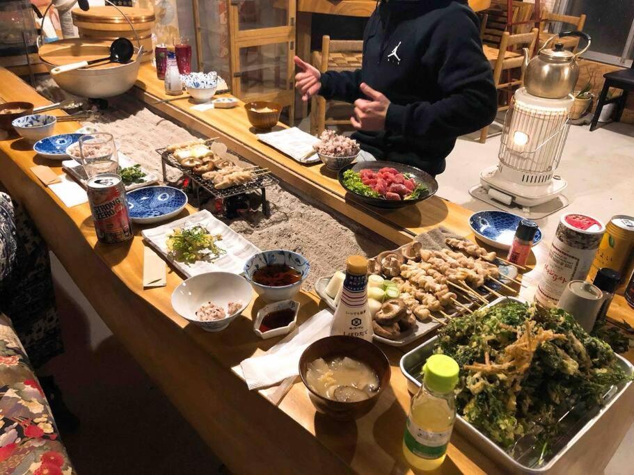 ゲストハウス+カフェわ　１日１組限定！ 築１００年の農家の古民家で宿泊体験、薪でお風呂沸かせます。焚き火もできます。 Kannami Eksteriør billede
